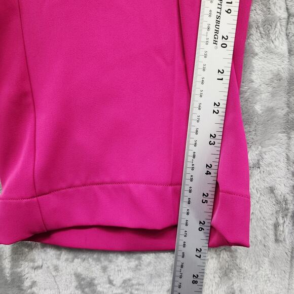 Soho Apparel Pants Womens 6 Pink High Rise Crop Wide Leg Flowy Preppy Office - Picture 8 of 10